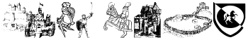 "Your Text" rendered in the 001 Medieval Daze font