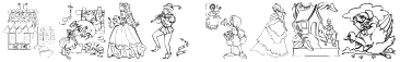 "Your Text" rendered in the 001 Once Upon a Time 2 font