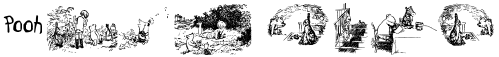 "Your Text" rendered in the 001 Pooh Classic Dings font