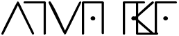 "Your Text" rendered in the 101! Masonic 'Bet font