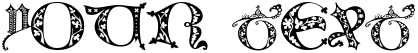 "Your Text" rendered in the 101! Medieval Alpha font