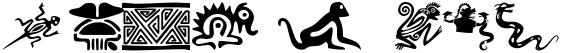 "Your Text" rendered in the 101! Meso Deko font