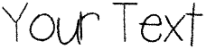 "Your Text" rendered in the 2Peas Chalk font