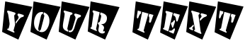 "Your Text" rendered in the a_StamperCmTw font