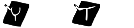 "Your Text" rendered in the AEZ chalkboard font