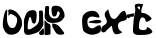 "Your Text" rendered in the AfterDying font