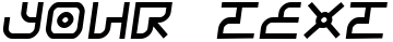 "Your Text" rendered in the Airbag Street font