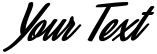 "Your Text" rendered in the Alamoana font
