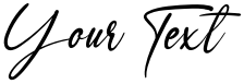 "Your Text" rendered in the Ameyallinda Signatur font