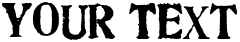 "Your Text" rendered in the Artistamp Wet font