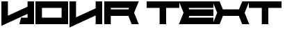 "Your Text" rendered in the Assvssin font