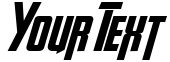 "Your Text" rendered in the Avengeance Heroic Avenger font