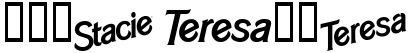 "Your Text" rendered in the BarbieLogotypes font