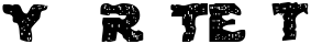 "Your Text" rendered in the Blown Droid font