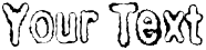 "Your Text" rendered in the Bull font