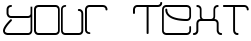 "Your Text" rendered in the Califas-Neon font