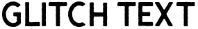 "Glitch Text" rendered in the Caligor Sans font