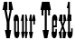 "Your Text" rendered in the Cattle Annie font