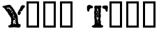 "Your Text" rendered in the CF Quebec Stamp font