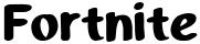"Fortnite" rendered in the CF Rise of Nations font