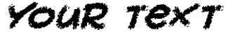 "Your Text" rendered in the Chalkabout font