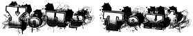 "Your Text" rendered in the CityTags font