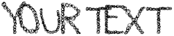 "Your Text" rendered in the CurlyQue font