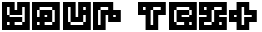 "Your Text" rendered in the D3 FuturismOutlineRound font