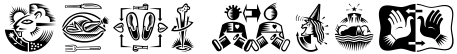 "Your Text" rendered in the DF Celebrations LET font