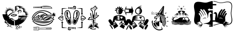 "Your Text" rendered in the DF Celebrations font