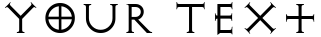 "Your Text" rendered in the Diablo font