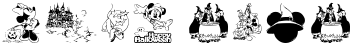 "Your Text" rendered in the Disney Halloween font