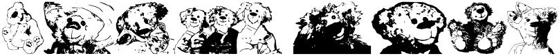 "Your Text" rendered in the Doodlebears font