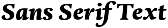 "Sans Serif Text" rendered in the DTL Dorian font