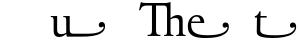 "Your Text" rendered in the DTL Elzevir font