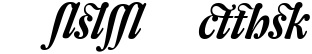 "Your Text" rendered in the DTL Fleischmann font