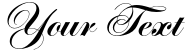 "Your Text" rendered in the Edwardian Script ITC Std font