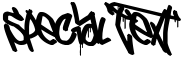"Special Text" rendered in the "eL&FoNt(?rBAN CallIgRAPhy!" font