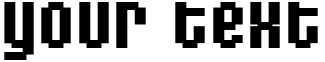 "Your Text" rendered in the FakeFriends font