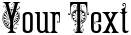 "Your Text" rendered in the FancyCeltic font