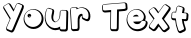 "Your Text" rendered in the Frozen Gnome font