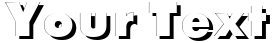 "Your Text" rendered in the FuturaFuturisXShadowC font