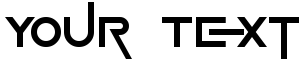 "Your Text" rendered in the Game Of Squids font
