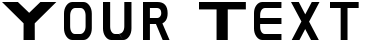 "Your Text" rendered in the GAMECUBEN font