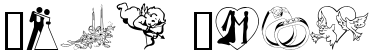 "Your Text" rendered in the GE Wedding Bliss font