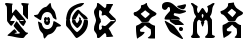 "Your Text" rendered in the Genshin Impact font