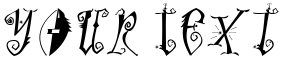 "Your Text" rendered in the GrafFittyPunk font