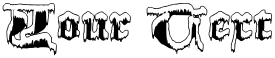 "Your Text" rendered in the GreatPrimerUncials 'SnowBound' font