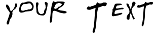 "Your Text" rendered in the Gregor Miller's Friends Font font