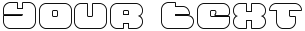 "Your Text" rendered in the Groovy Smoothie Outline font